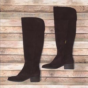 Chocolate brown Kreston over the knee boot